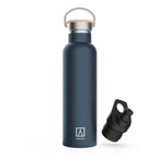 Botella Térmica 600ml – Incluye 2 Tapones