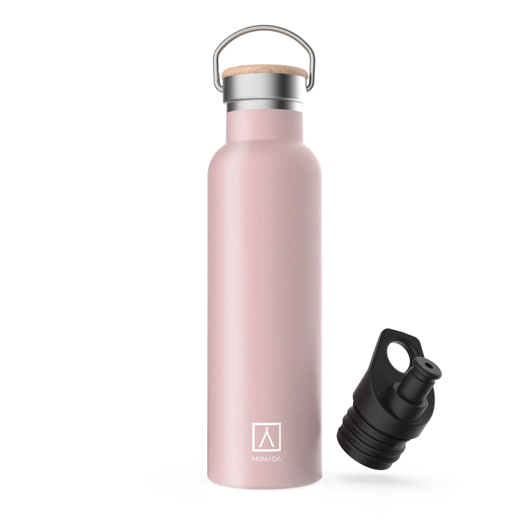 Botella Térmica 600ml – Incluye 2 Tapones