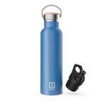 Botella Térmica 600ml – Incluye 2 Tapones