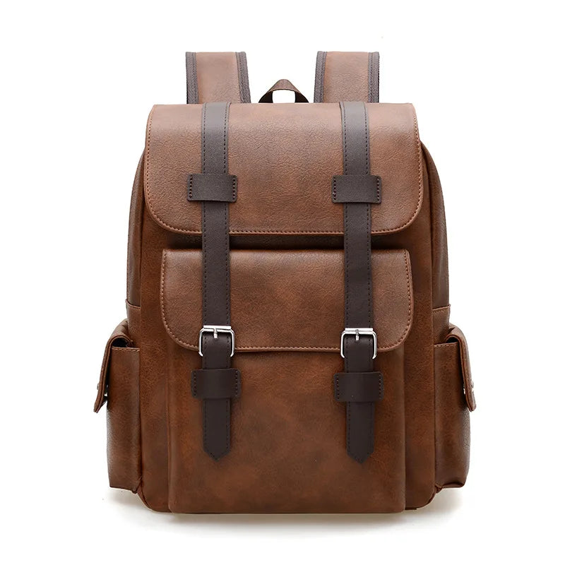 Mochila Vintage de Cuero Sintético
