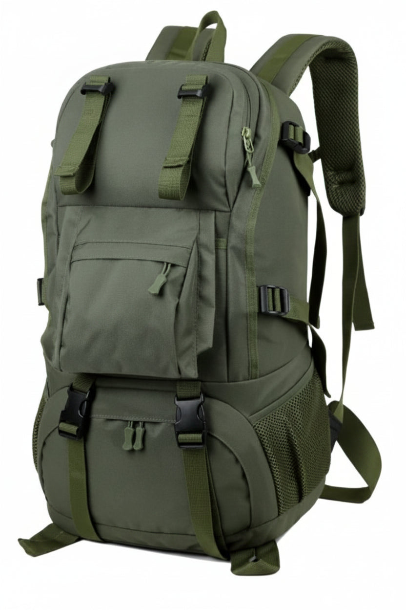 Mochila 50L Impermeable y Ligera – Senderismo y Viaje