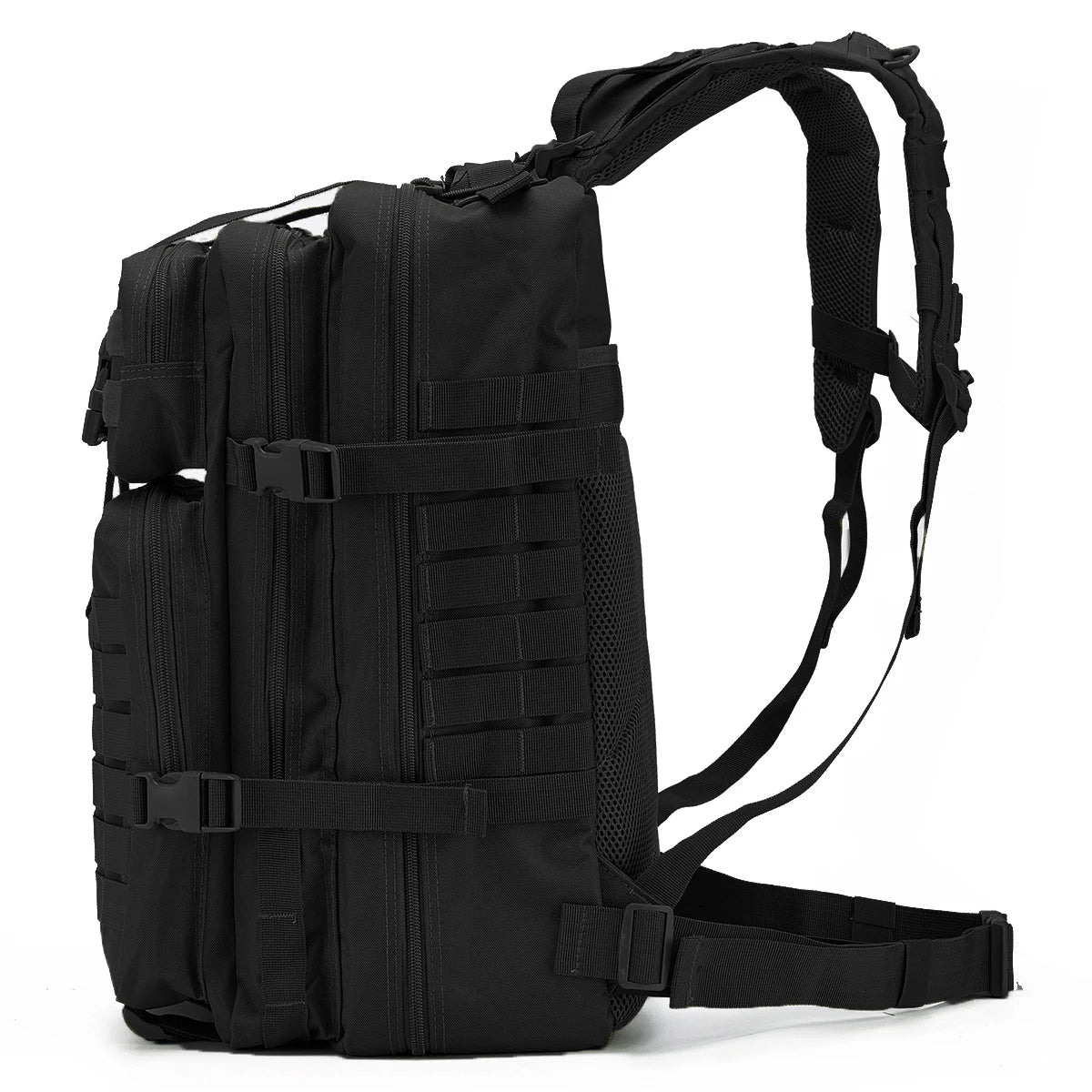 Mochila Táctica 50L Negra –  Viajes, Supervivencia