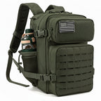 Mochila Táctica 25L – Ligera con Porta Botella para campo y  Outdoor