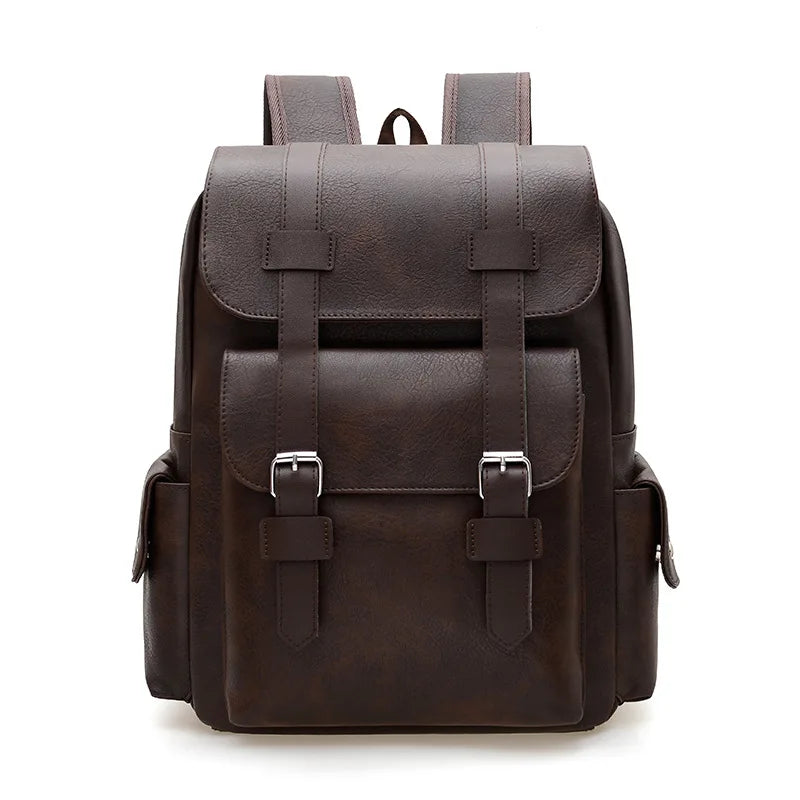 Mochila Vintage de Cuero Sintético